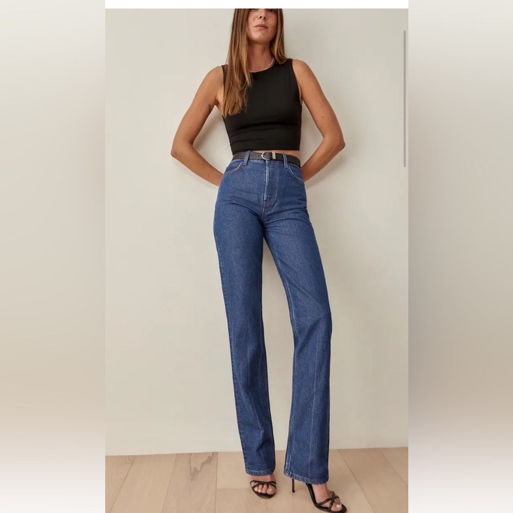 Reformation Cynthia High Rise Straight Leg Jeans size 27